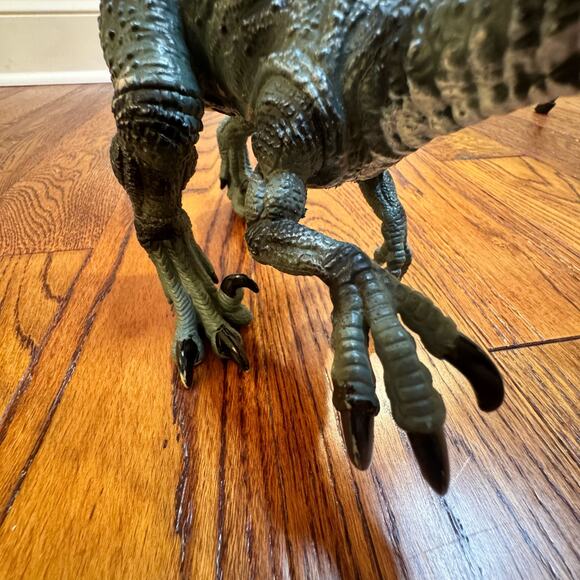 Dinosaurs Two NKOK 2020 Raptor and Triceratops Large Posed Prehistoric Toys Dino - Picture 13 of 16